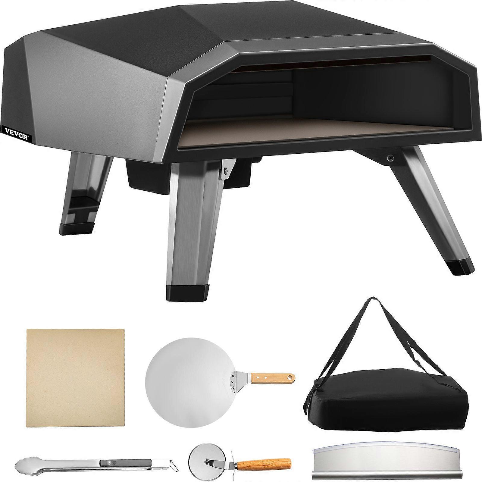 bærbar utendørs gass pizza ovn