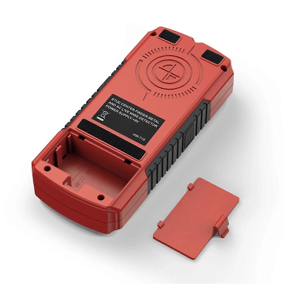 Handheld Wall Metal Detector Scanner with Positioning Hole Wooden AC Wires Metal Pipes Rebars Detecting Tool Wire Finder