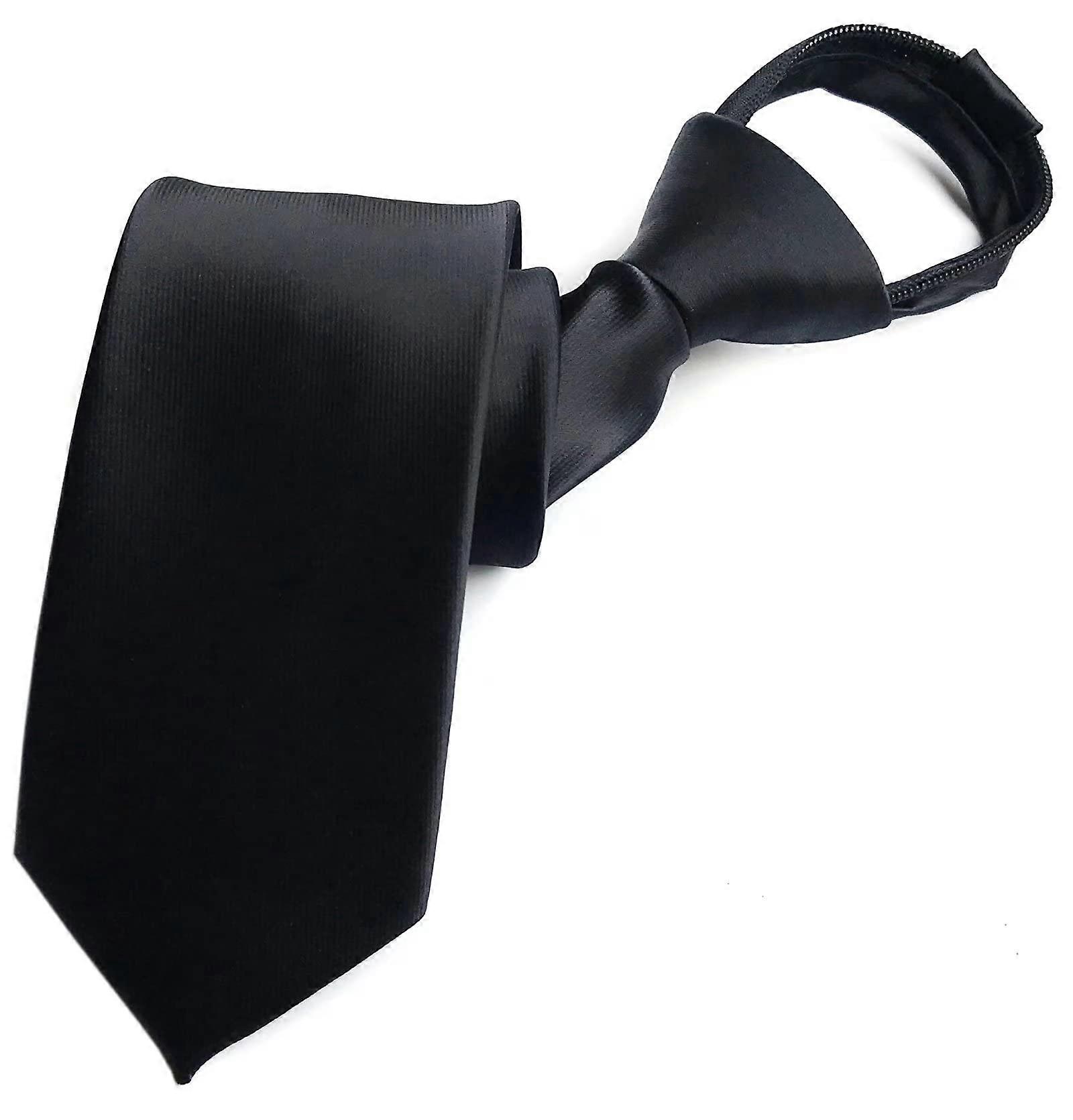 Pre-tied Narrow Ties for Weddings and Formal Occasions in Silk, Various Colors, Adjustable Size