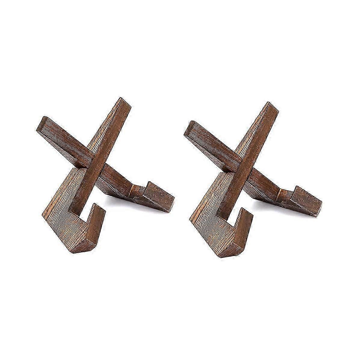 Wooden Display Stand, Plate Holder Cookbook Stand Picture Frame Stand Rustic Book Stand Kitchen Cou