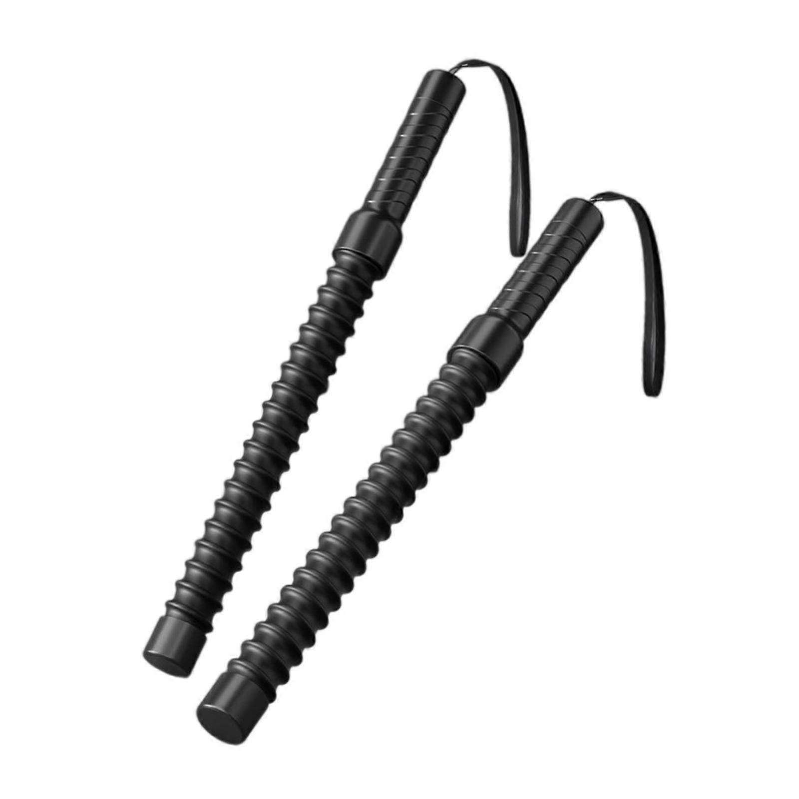 2 Pieces Battle Ropes Non Slip Handle Spring Sticks for Workout Gym Exercise Rope