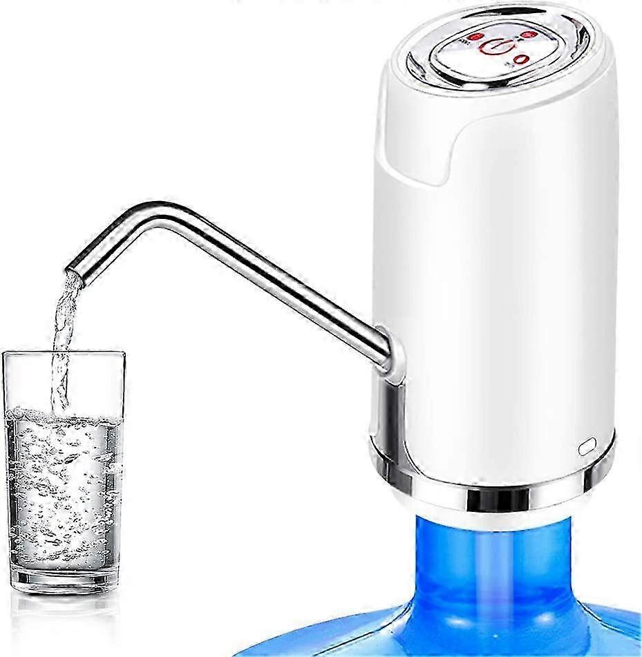 Water Pump, Electric, Portable, for 5 - Gallon Water Jug, with Stainless - Steel Spout and Button Control