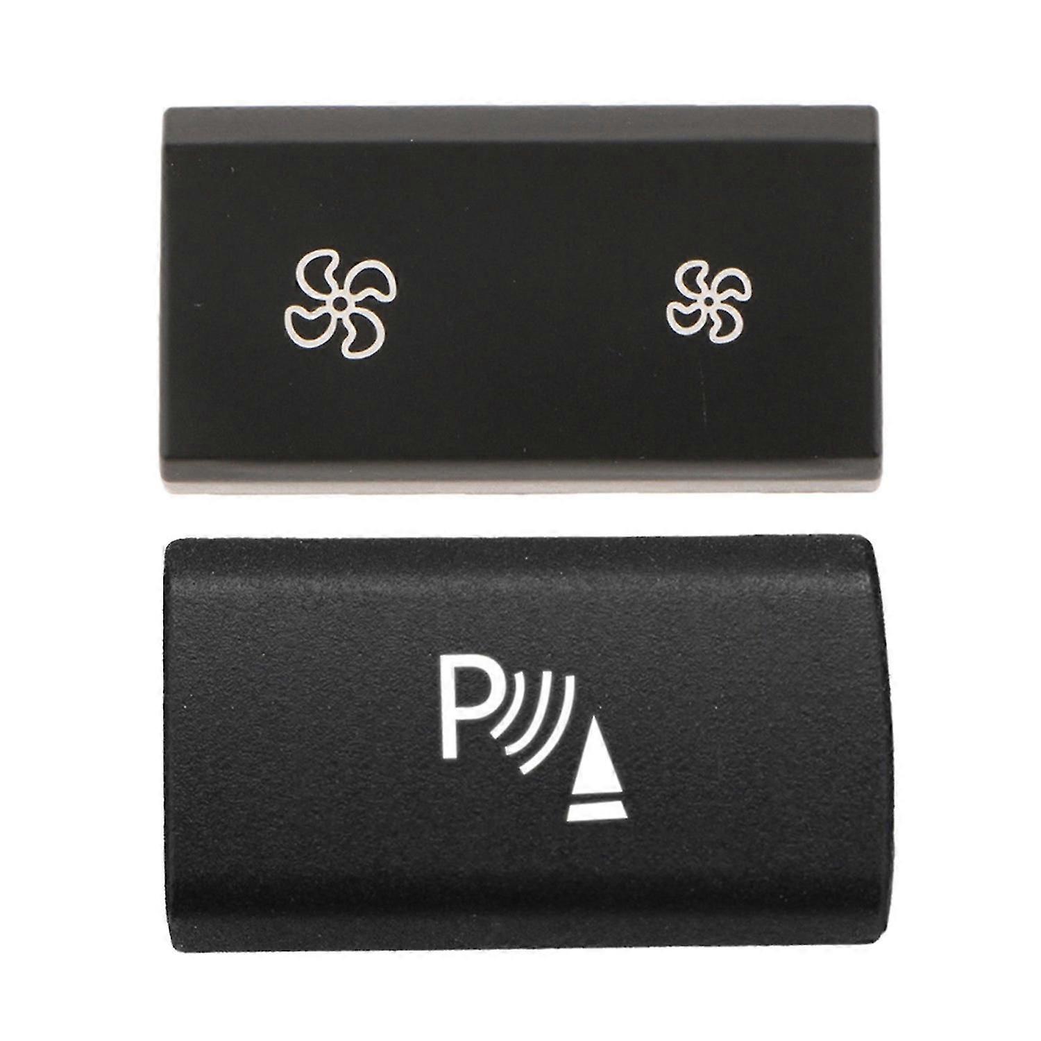 Car Wind Air Volume Air Conditioning Fan Switch Button Cover suitable for X5 X6 & Parking Radar Sensor Switc