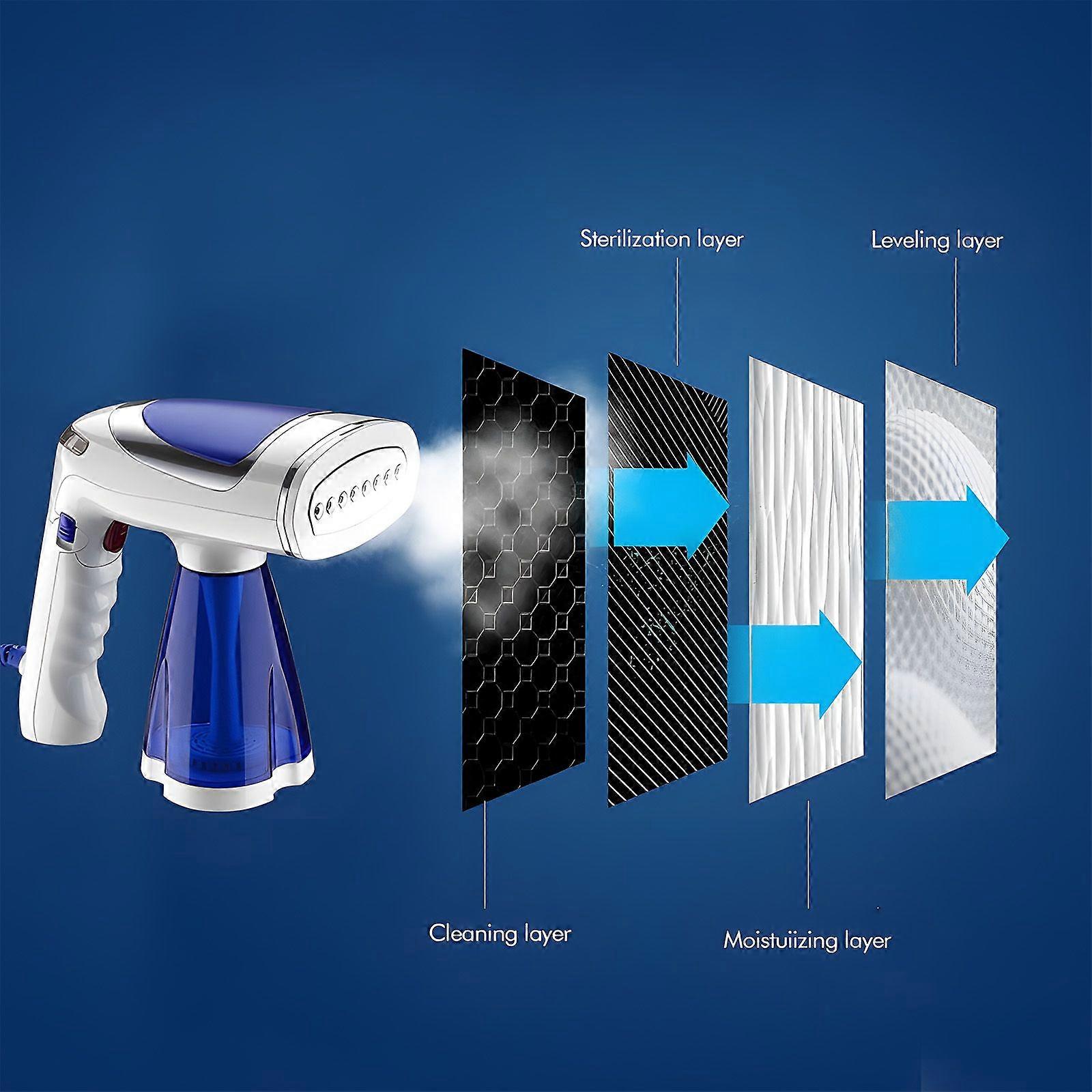 Handheld Steamer for Clothes 40-Second Heat-up Foldable Handheld Clothing Wrinkles Remover for Garments 1600W 8.5oz Capacity Portable Fabric Steamer w