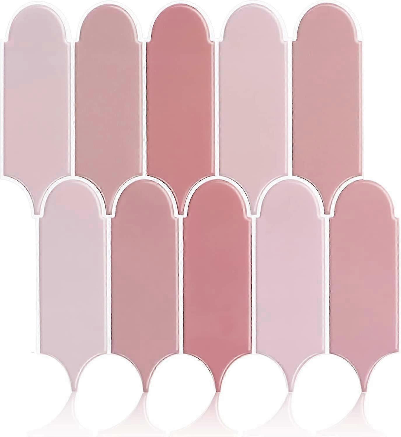 6 قطع 2.5 مم سميكة ذاتية اللصق 3D باكسبلاش بلاط الجدران للمطبخ (30.5 × 30.5 سم)