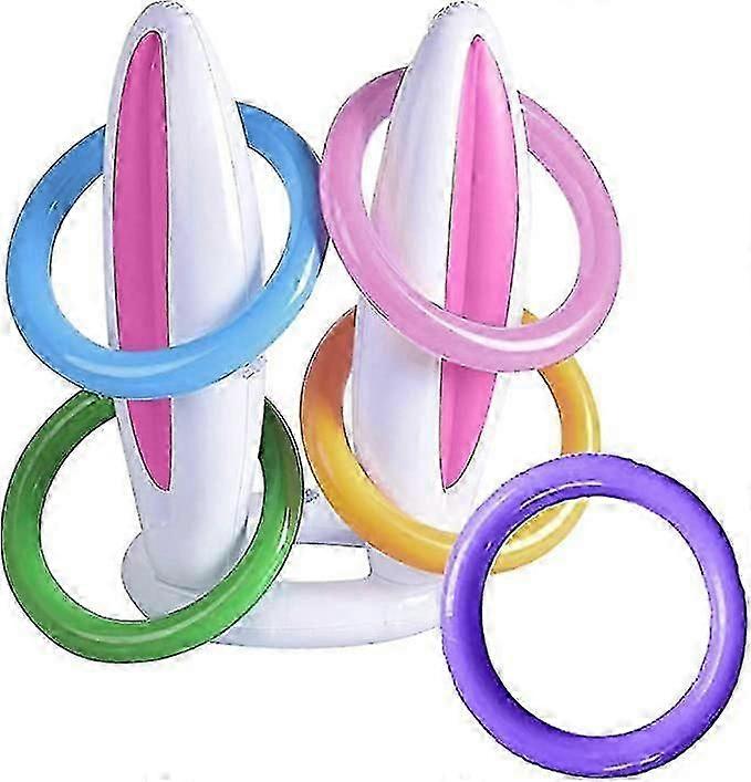 Inflatable Easter Bunny Rabbit Ears Hat & Easter Kids Game Toy Gift Easter Door Decor Easter Ornaments For Tree Vintage Easter Basket Stuffers D