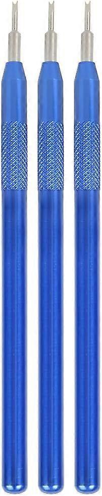3pcs Blue Single Head Spring Bar Repair Tool Set for Watchmaker