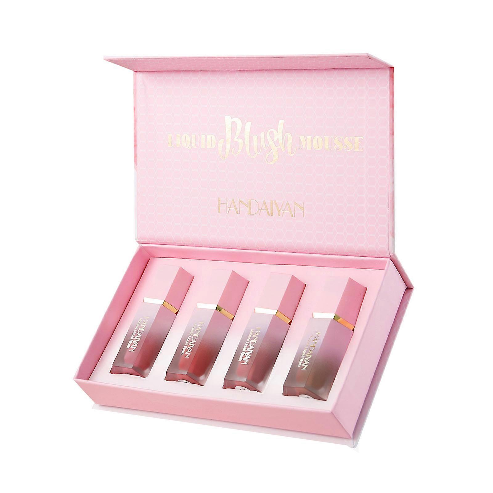 Long Lasting Liquid Blush Makeup Natural Matte Cheek Blush,Lightweight Liquid Blusher and Cheek Color with Applicator  B