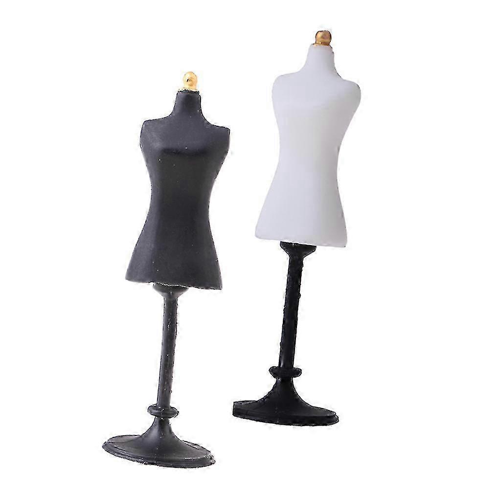 2er-Pack verstellbare Schaufensterpuppe für Kleidungspräsentation mit Metallsockel, langlebige Schneiderpuppe für den professionellen Gebrauch in der Boutique