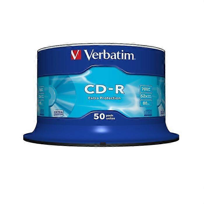 VERBATIM CD-R - 80 min - 700 MB - 52x - Spindle of 50 - Extra protection