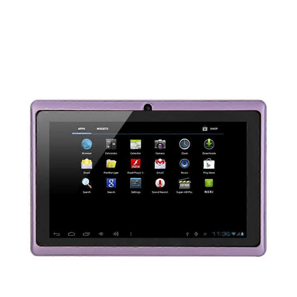 7 Tablette PC Zoll, Google Android 4.4, Quad Core A33, 512 Mo de RAM, 8 Go de ROM, Double Kameras, WiFi, Bluetooth, Écran tactile Kapazitiven, Rose