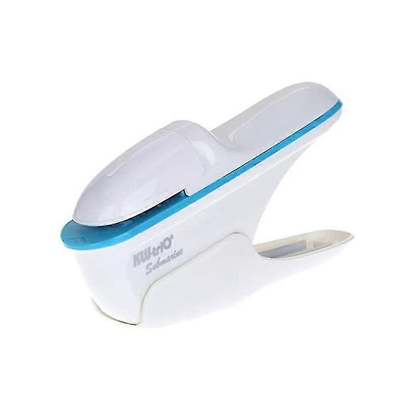 Submarine Stapleless Stapler, Environmental Protection Staple Free Stapler (White)