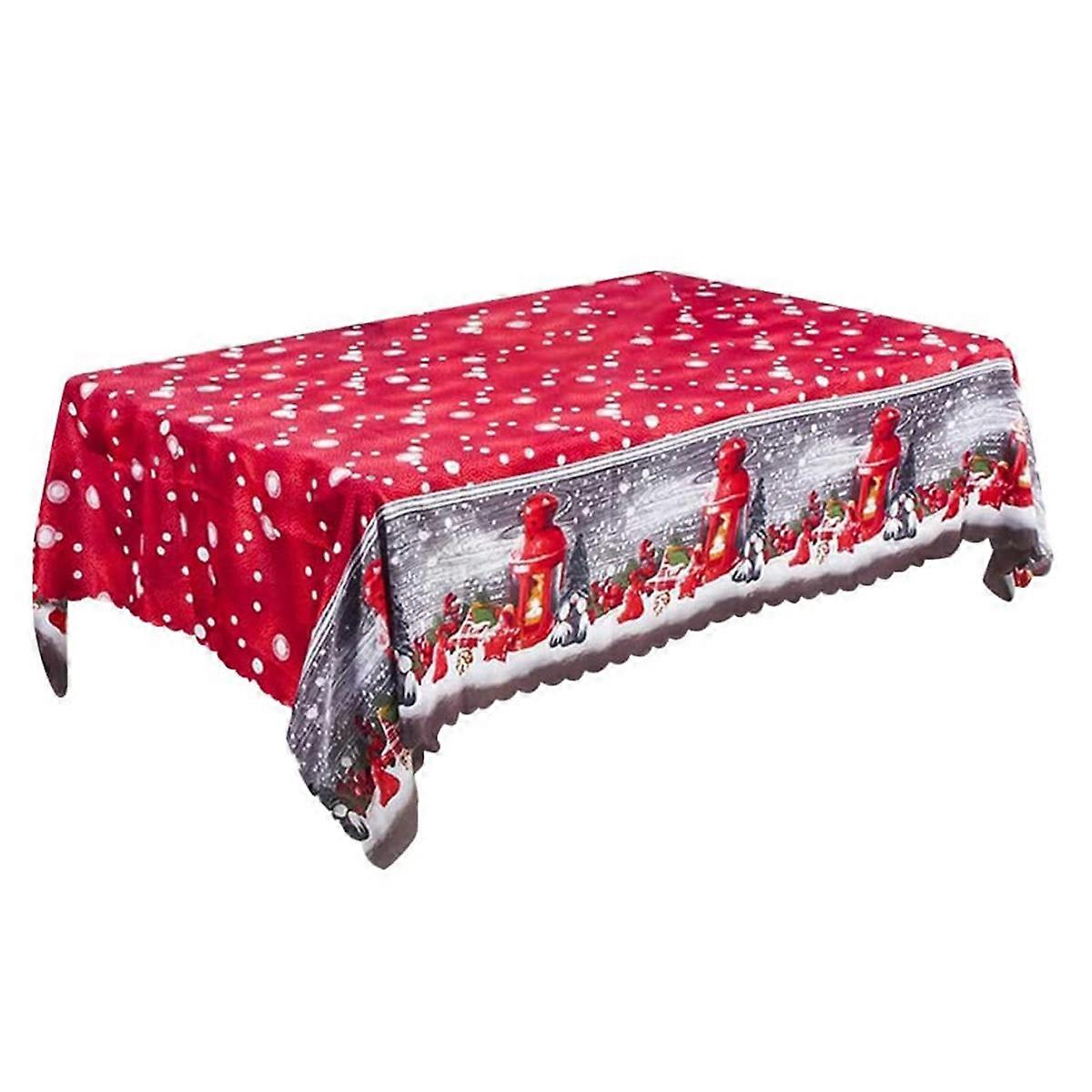 Washable Durable Exquisite Christmas Tablecloth