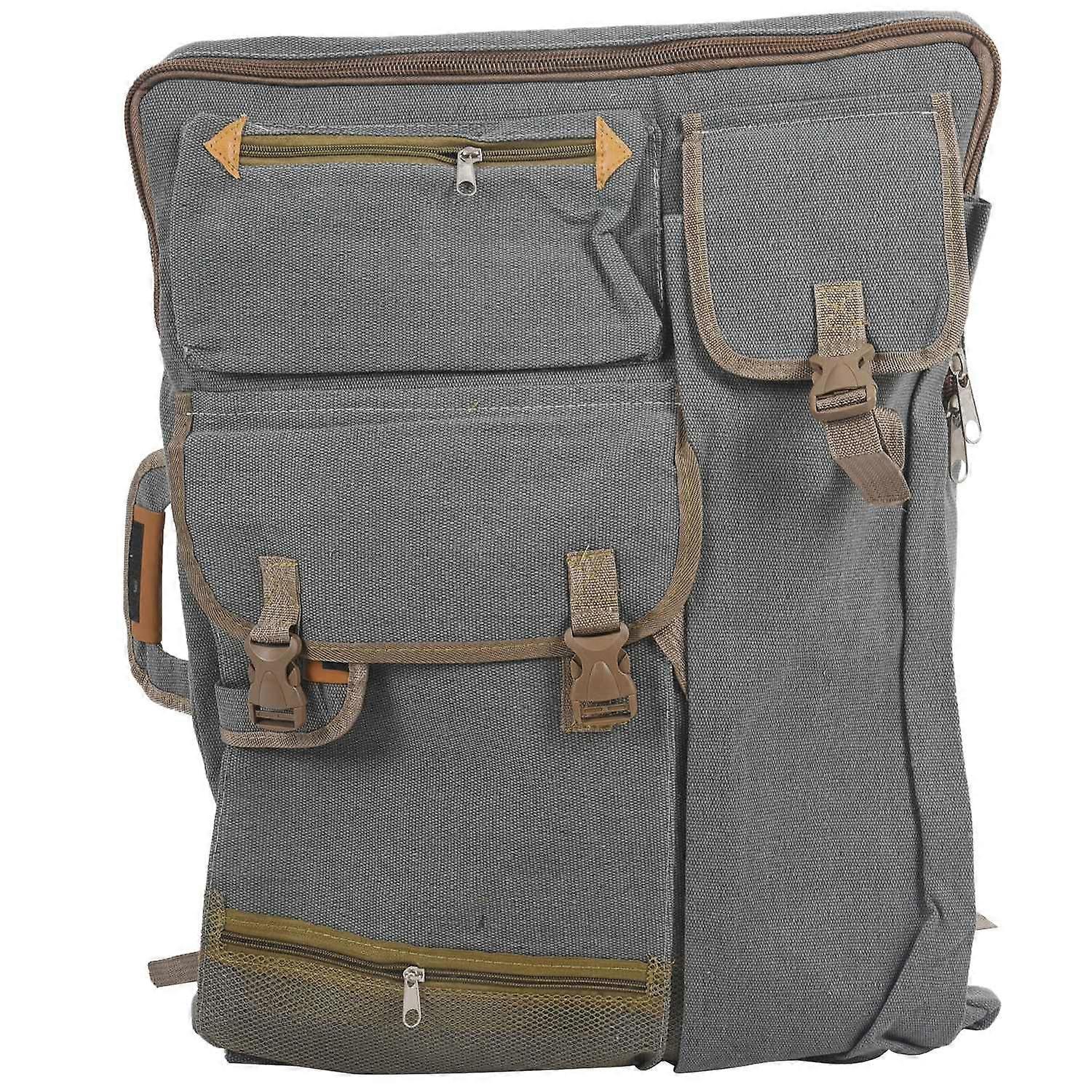 Art Portfolio Bag Case Backpack Drawing Board Shoulder Bag Gray