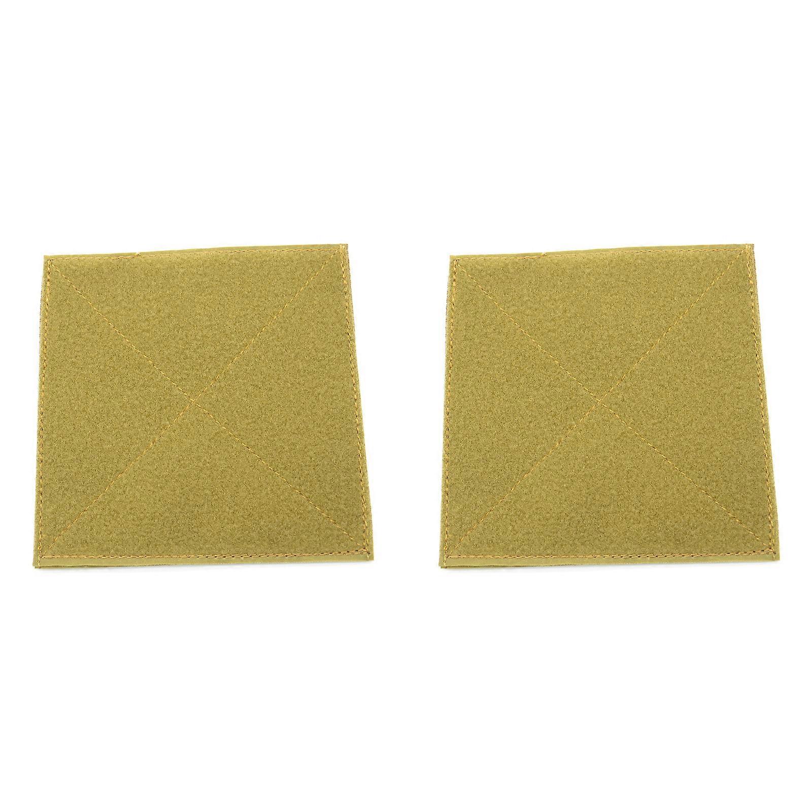 2 Stück verdeckte Aufbewahrungstasche 6x6 Zoll Chest Rig Admin Sleeve Expansion Pouch für Jagdweste Jagdrucksäcke Schlammfarbe