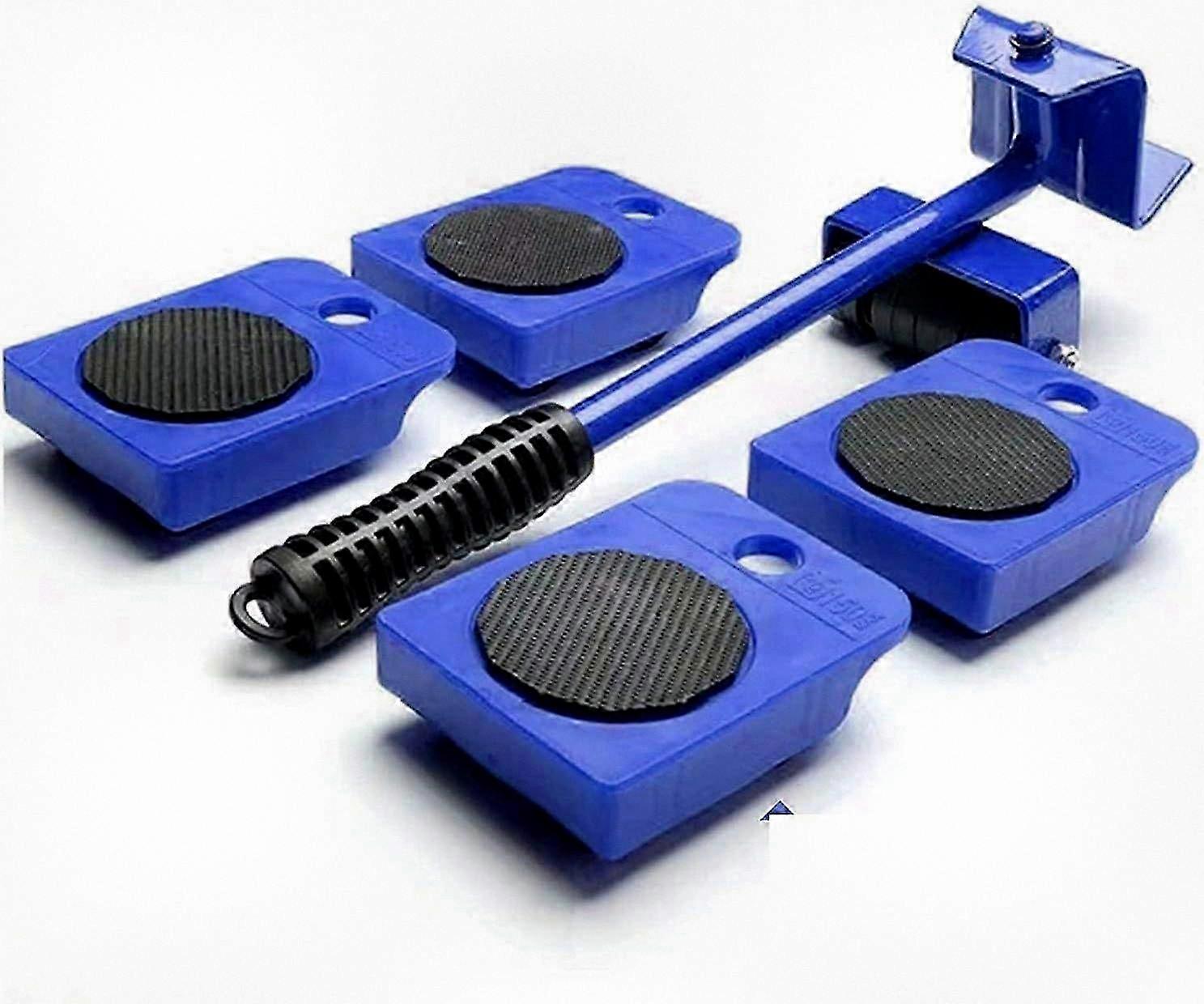 Furniture Moving Kit with Wheels - Portable Furniture Lifter in Blue