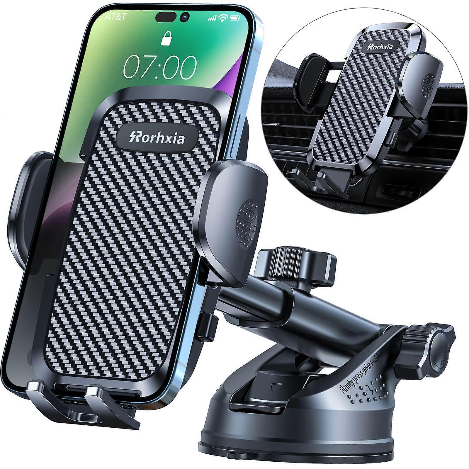 3-in-1 Most Stable and Flexible Phone Holders for Vent Dashboard Windshield