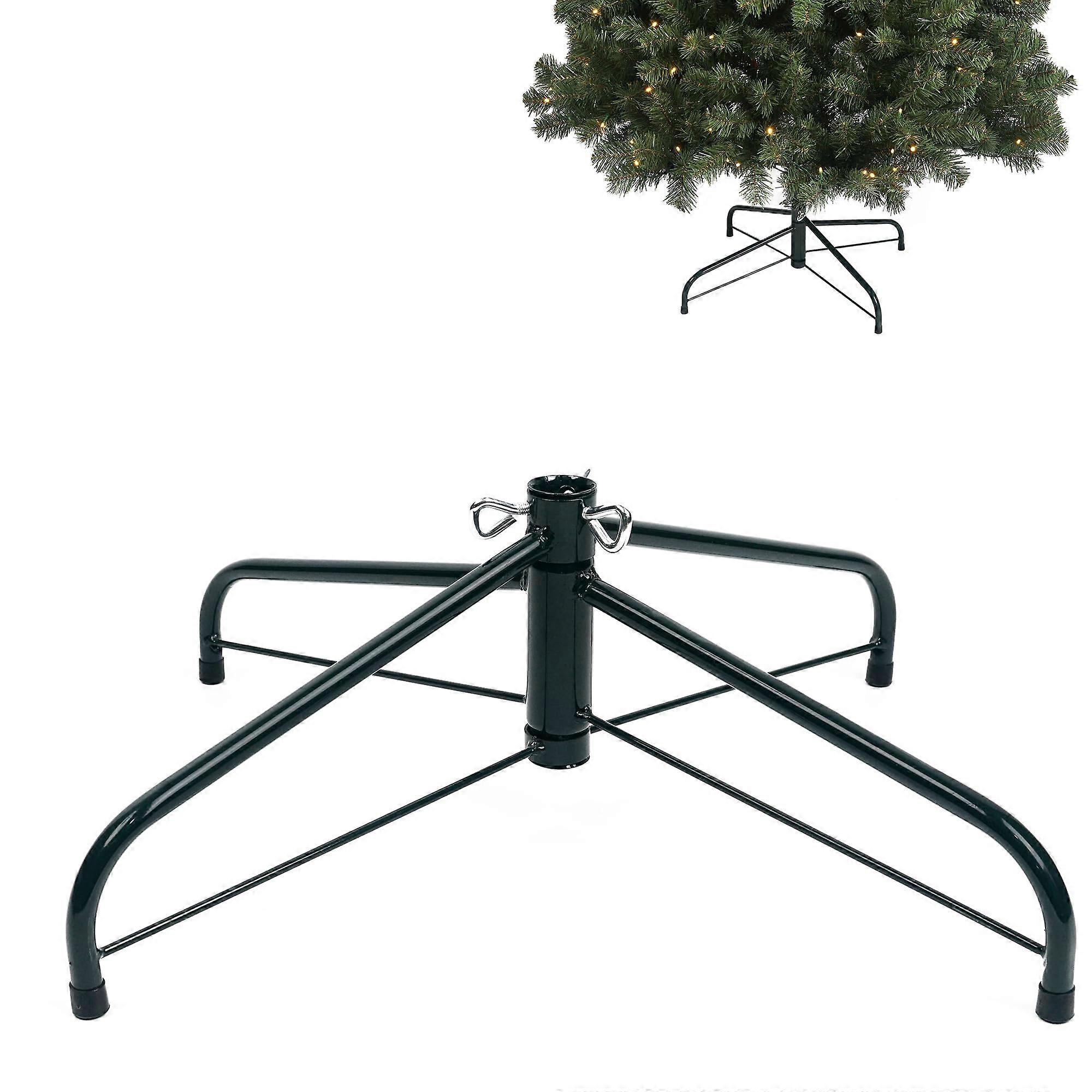 Metal Folding Christmas Tree Stand for Christmas Artificial Tree Replacement Holder 16 Inch