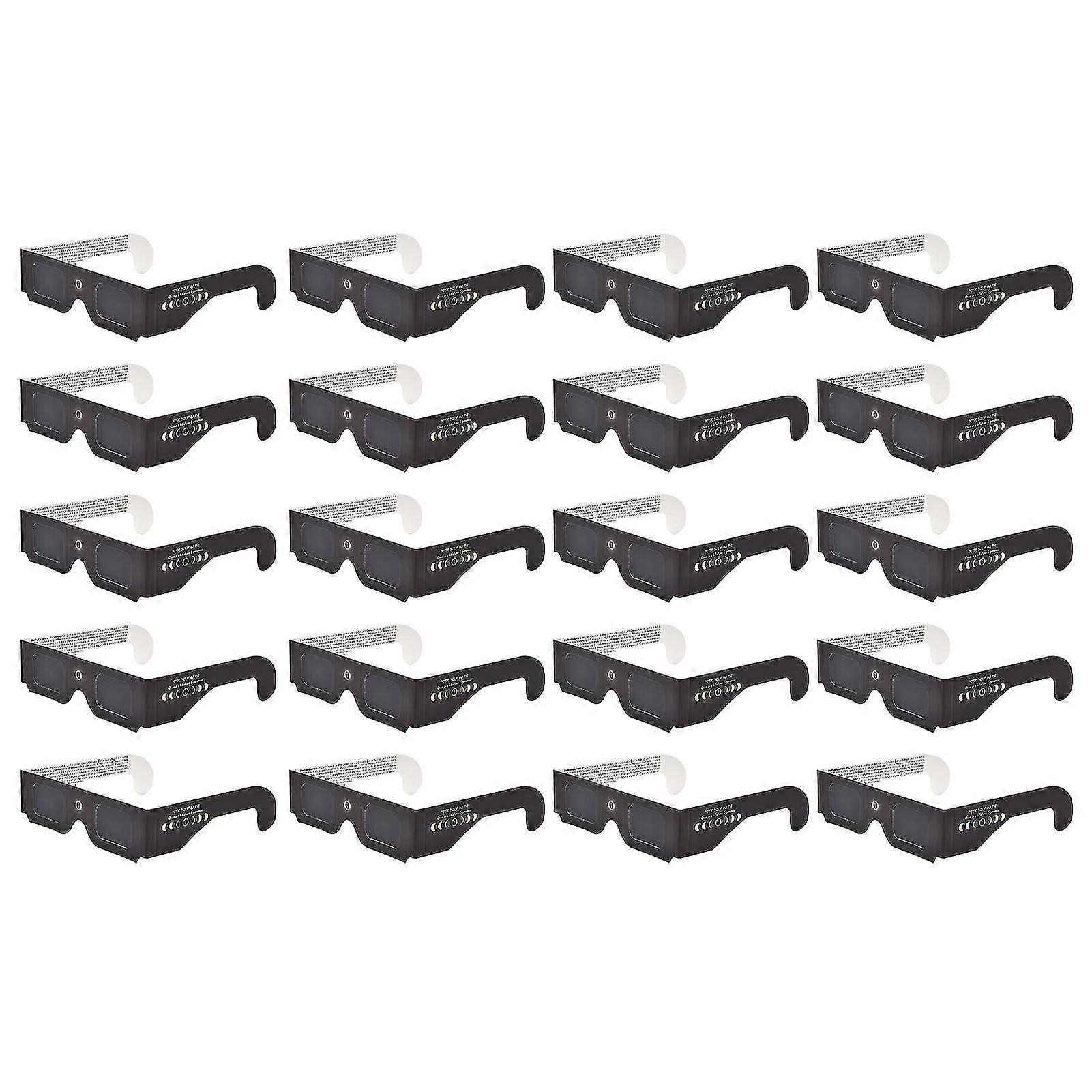20 Pcs ISO 12312-2 Solar Eclipse Glasses