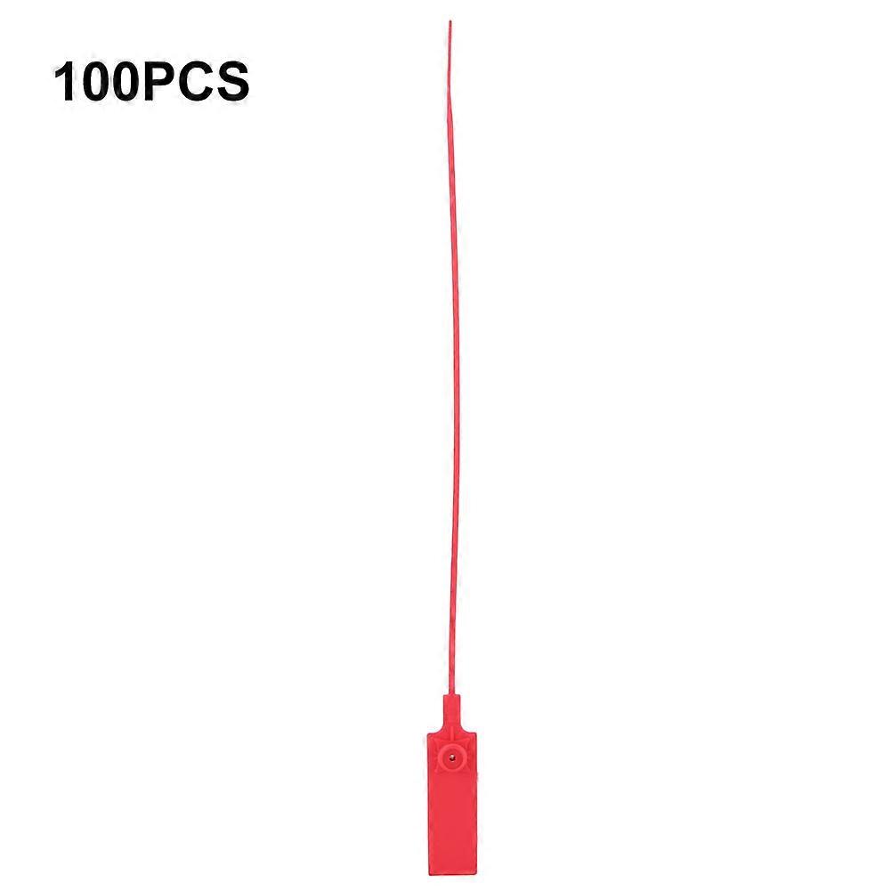100pcs Self-Locking Anti-theft Disposable Label Cable Identification Mark Signs Ties