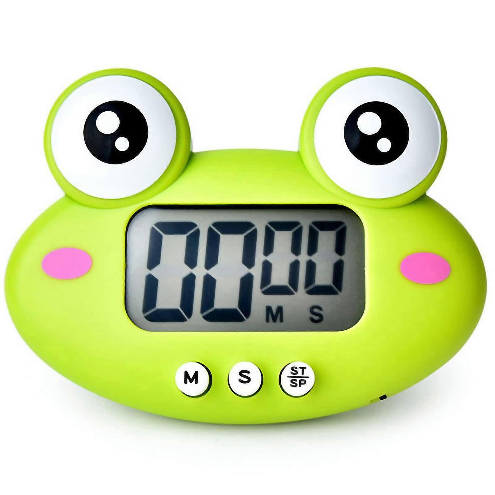 Cute Digital Kitchen Timer, Small Timaries Cartoon Animal shape Digital Kitchen Countdown Timer Stayer Timer Cooking Timer (03)