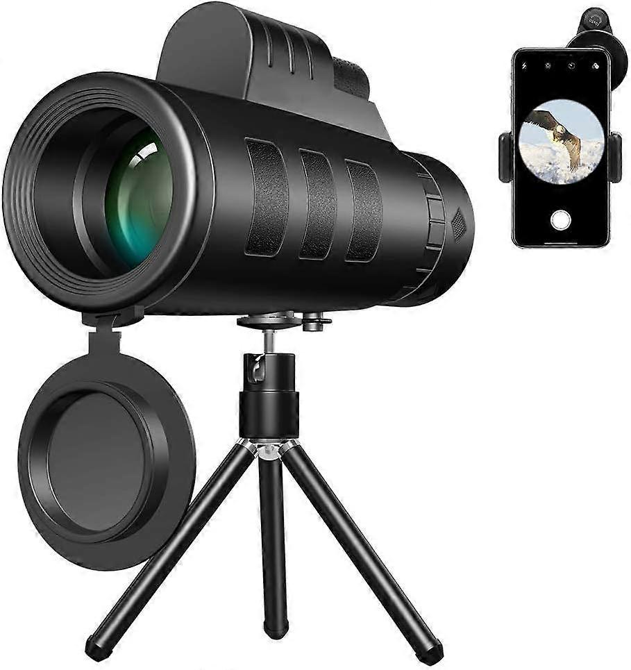 High-Performance Telescope Monocular with Smartphone Holder for Adults, Ideal for Bird Watching, Outdoor Travel, and Sightseeing