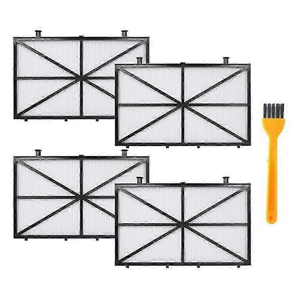 Washable & Reusable Ultra-Fine Pool Filters (4 Filters + Brush) for Dolphin M4/M5/M400/M500 Robot Cleaner