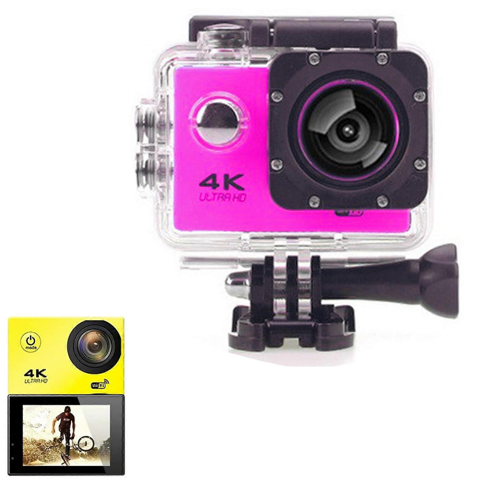 Vision 4K Camera with WiFi, Vision+ 4K Sports Action Camera, HD Video Recording, Waterproof Design