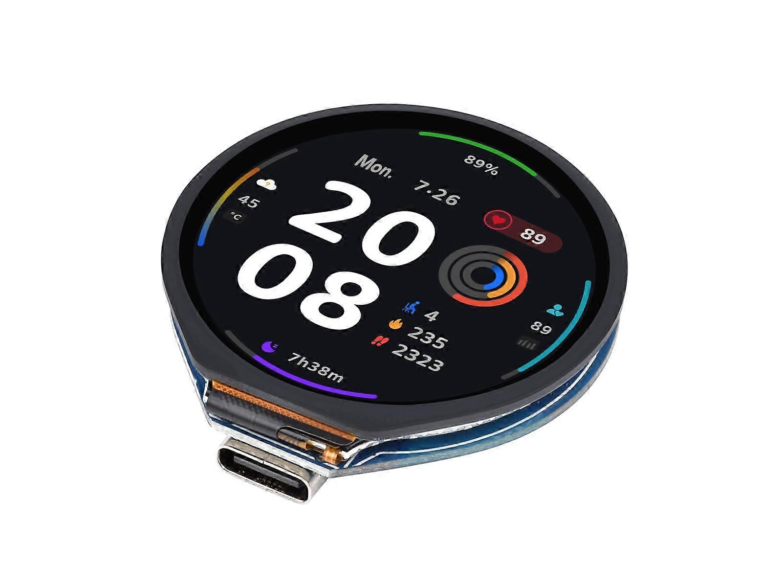 ESP32-S3 MCU Board with 1.28-Inch Touch Display, 6-Axis Sensor, 32-Bit LX7 Dual-Core Processor