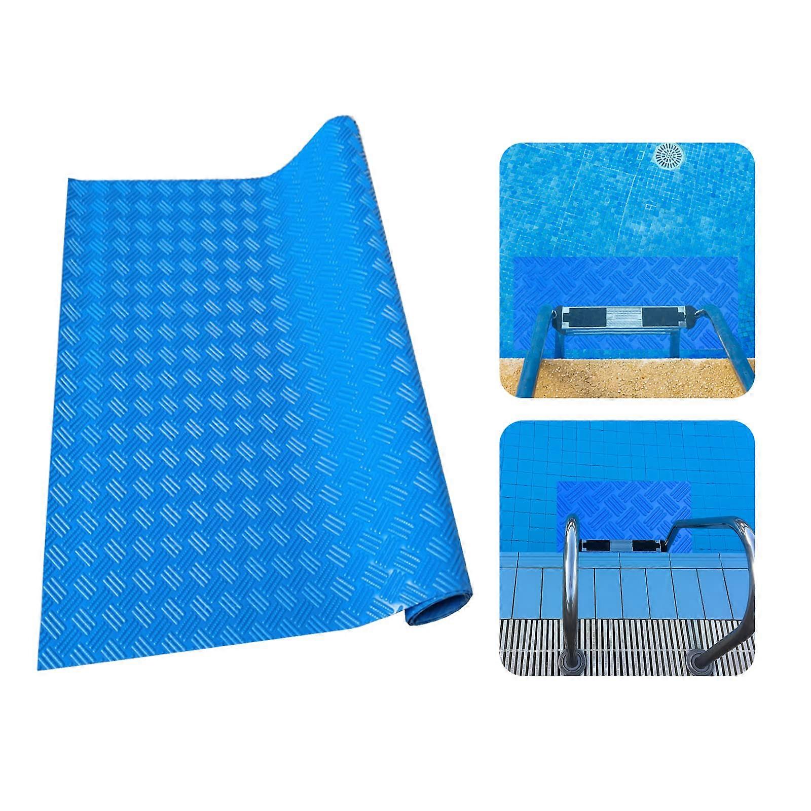 Pool Matte Mat 9' x 35.4' – Medium Protective Non-Slip Pool Stair Mat for Safety and Durability