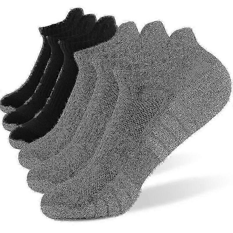 Calcetines para correr Calcetines deportivos acolchados Calcetines de tobillo Calcetines de entrenador para hombres Mujeres Mujeres Algodón De corte bajo Calcetines atléticos (6 pares)