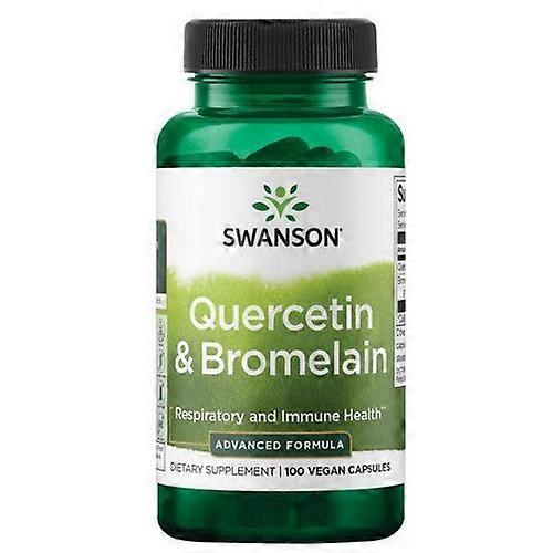Swanson Vitamins Quercetin And Bromelain Advanced Formula, 100 Caps