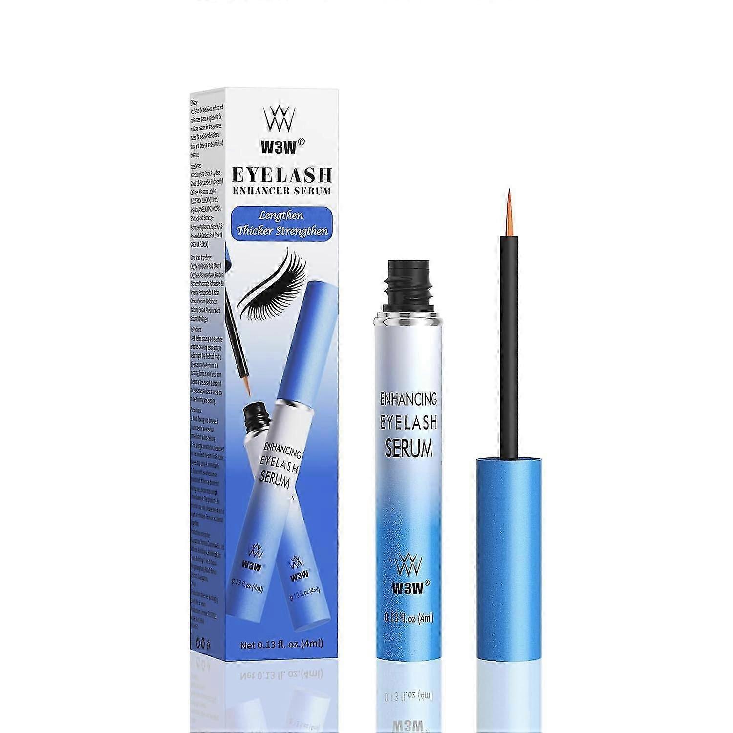 Eyelash Serum,eyelash Growth Serum,lash And Brow Serum,4 Ml Lash Enhancing Serum Lash Boost Serum For Longer, Fuller, Thicker Lashes Brows(light Blu