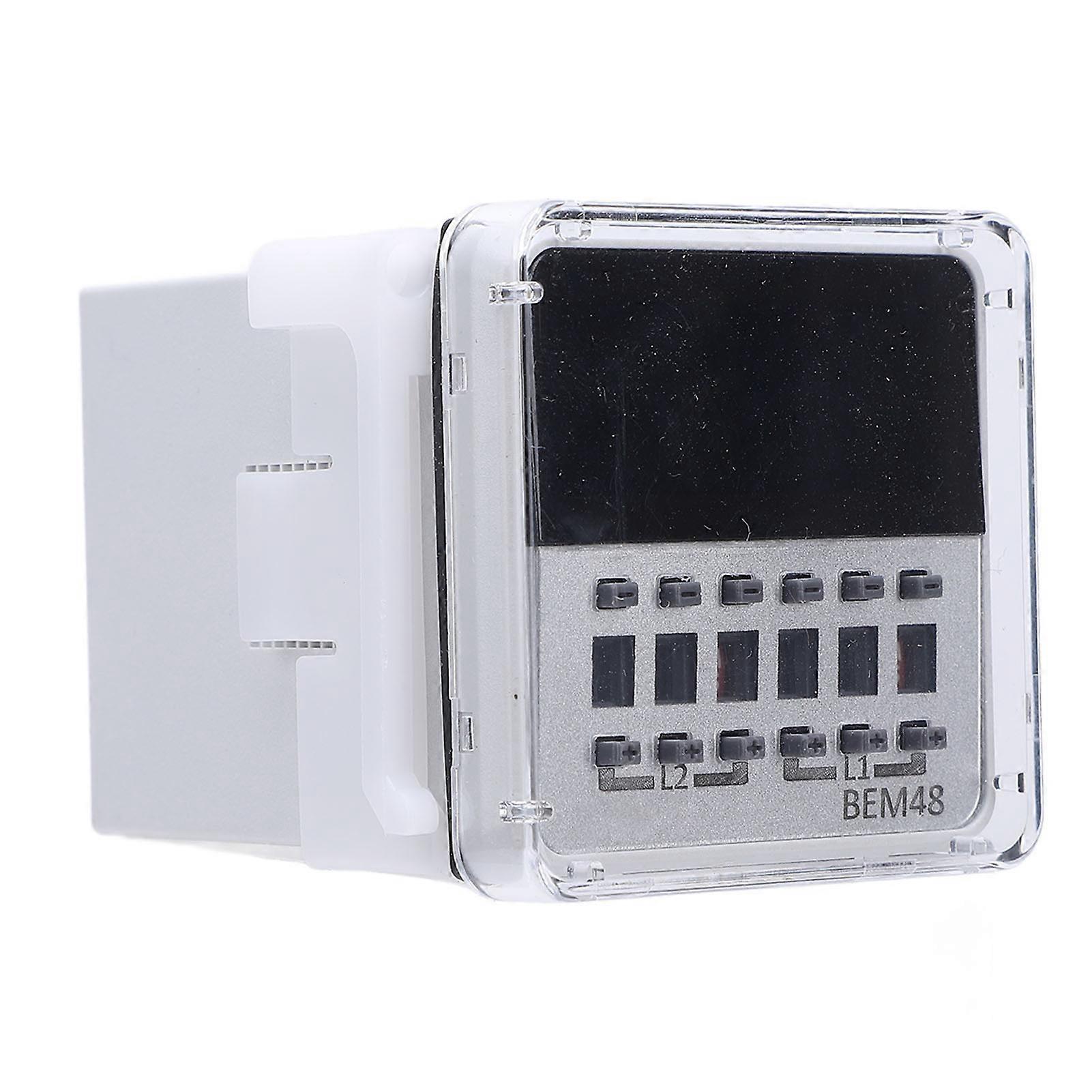 Time Relay 0.1S-99H Power On Supported Non Cycling LED Digital Delay Timer Relay