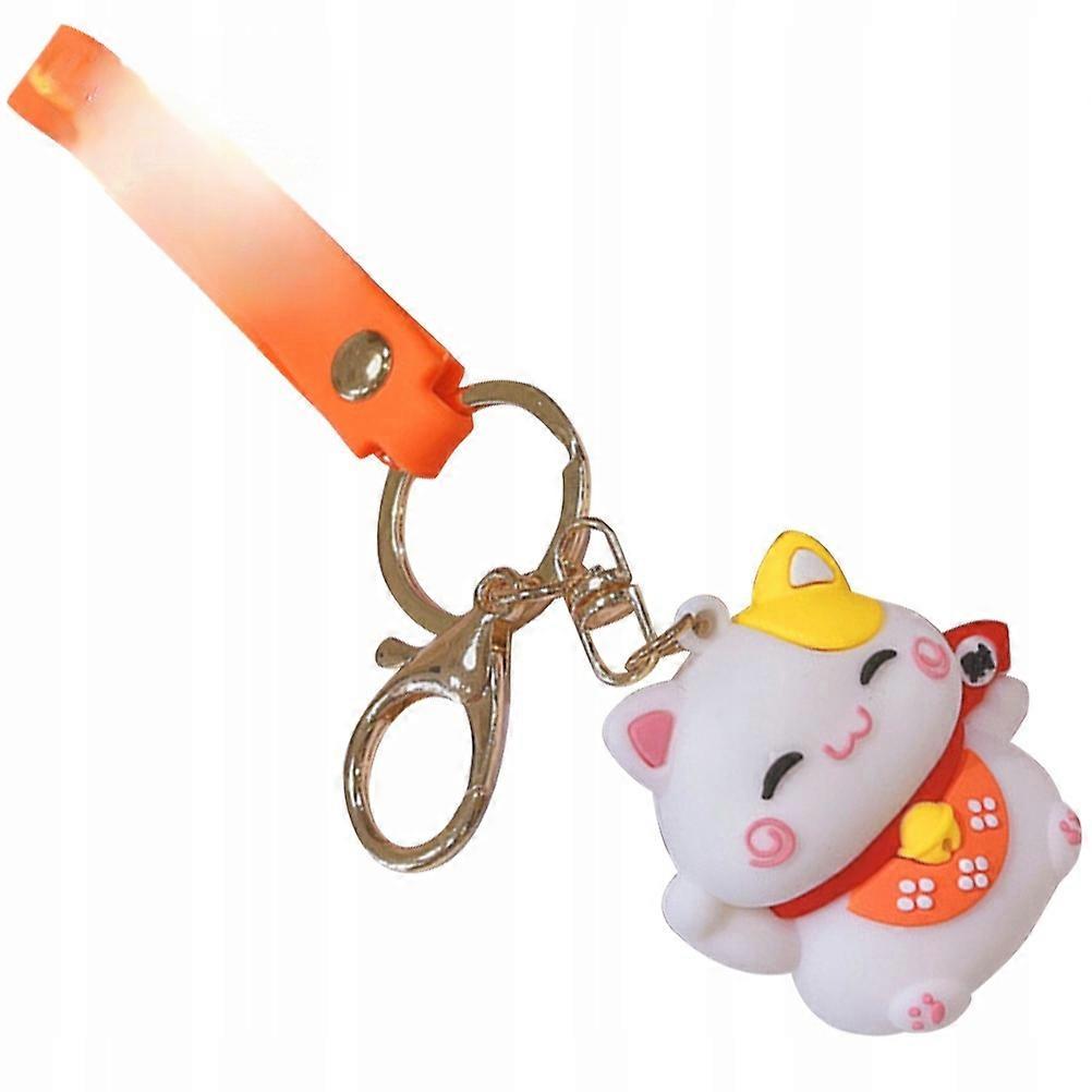 Cartoon Keychain Happy Keychain With Japanese Style Cat Beautiful