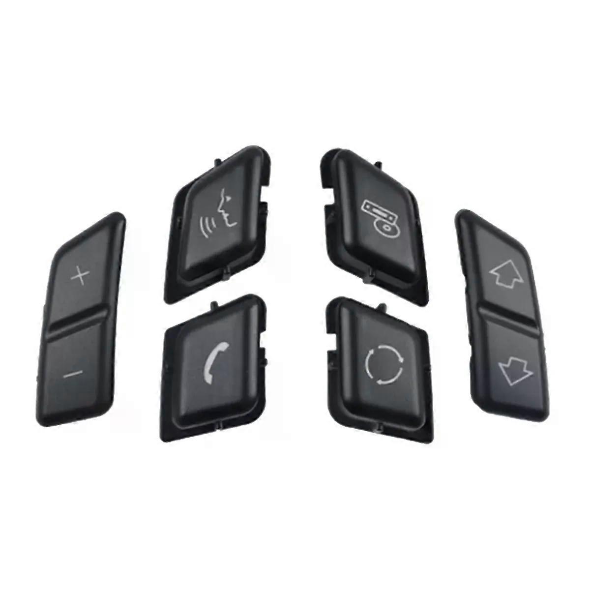 Car Steering Wheel Button Covers Control Menu Switch Button Cover Volume for BMW X1 E84 3 Series E90 E91 E92 E93