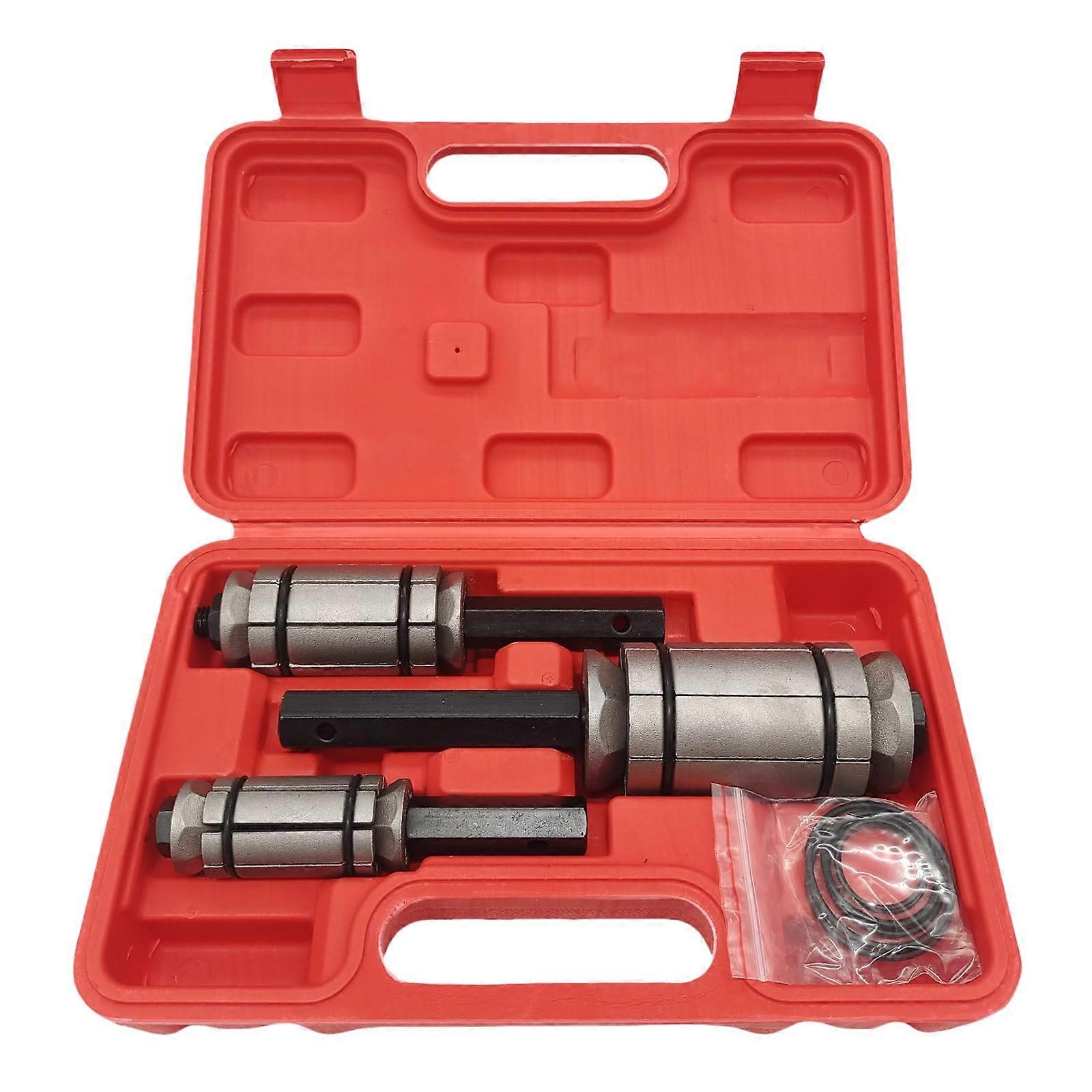 1/18'' to 31/2'' Exhaust Pipe Expander Tool, Tail Pipe Spreader Kit Compatible with Most Vehicles and Trucks