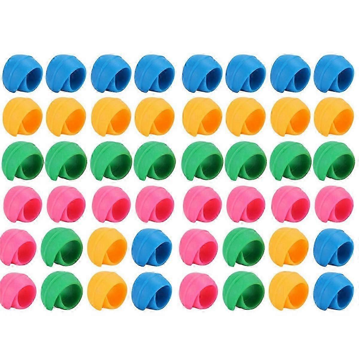 48Pcs Silicone Thread Spools Saver Huggers Bobbin Holder Organizer for Sewing Machine