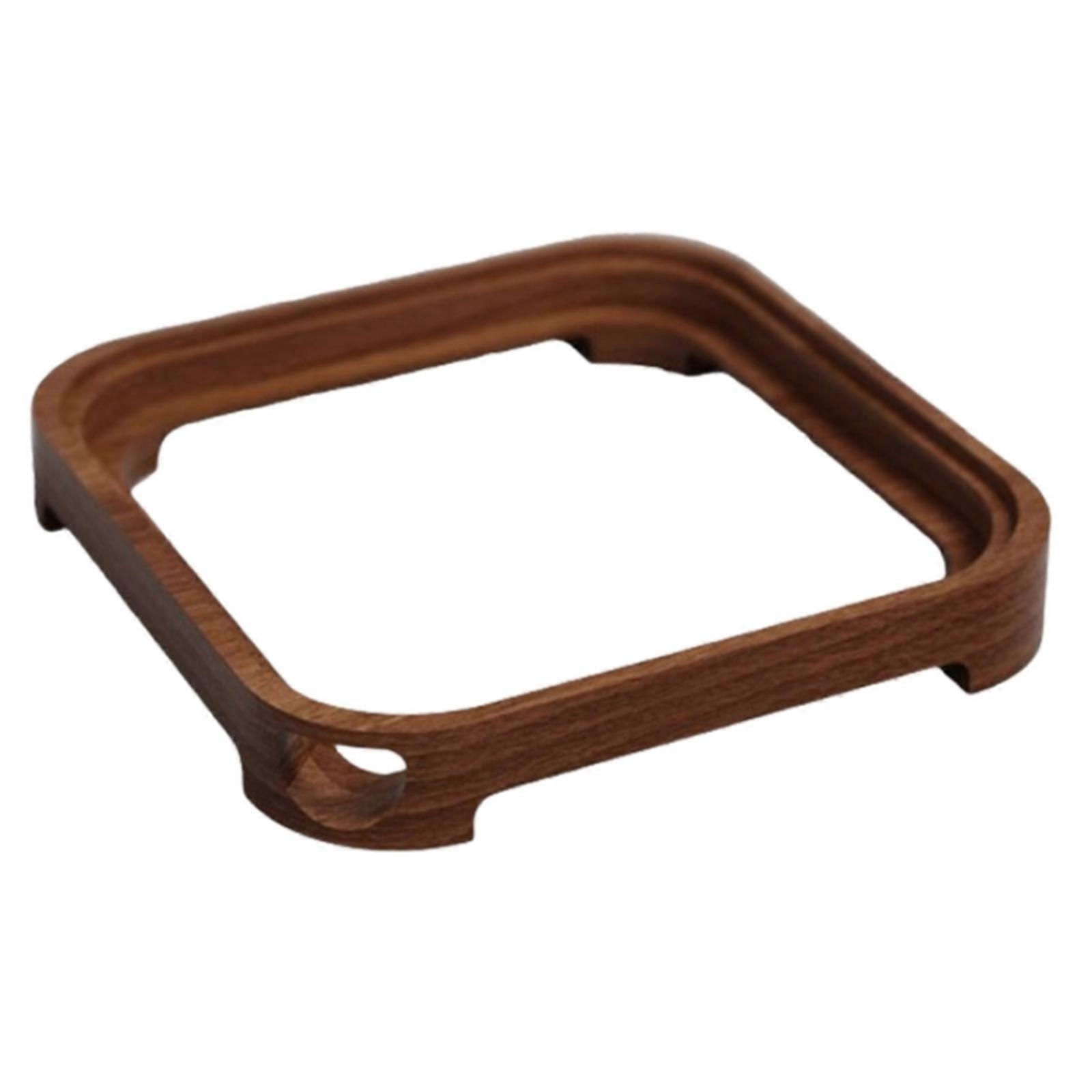 Premium Solid Wood Base for MiniM4 Wood Laptop Stand Artistic Wood Base Offering Efficient Cooling and Easy Access