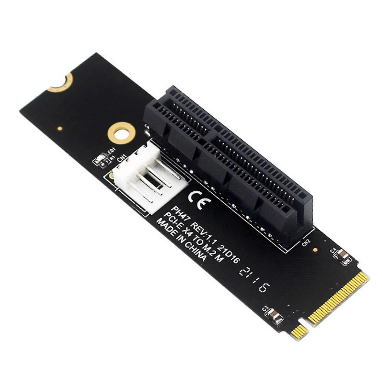 M.2 To PCIE 4X Hard Drive Converter Reader Adapter Card Hardware Expansion Converter for Computer Accessories