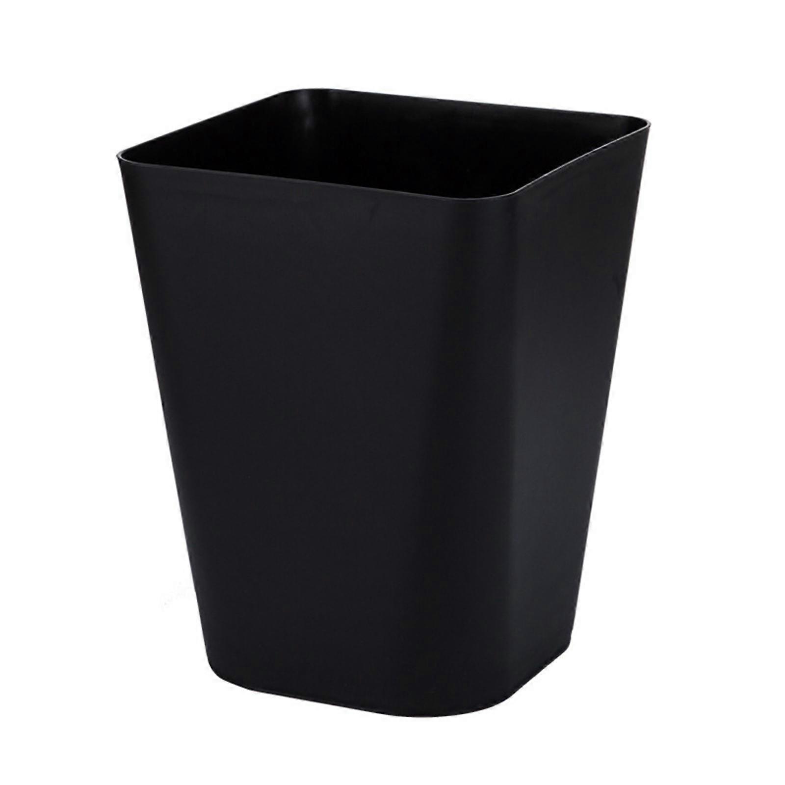 Wastebasket Trash Can Garbage For Bathroom Kitchen Countertop Large Plain Trash Without Lid