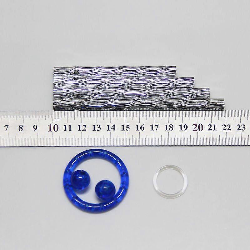 2 Sets Wind Chime Tube Diy Kit With Empty Tubes Beads And Top Circles Wind Chime Crafts Set Ideal For Home Wind Chimes Outdoor Garden Hanging Decorati