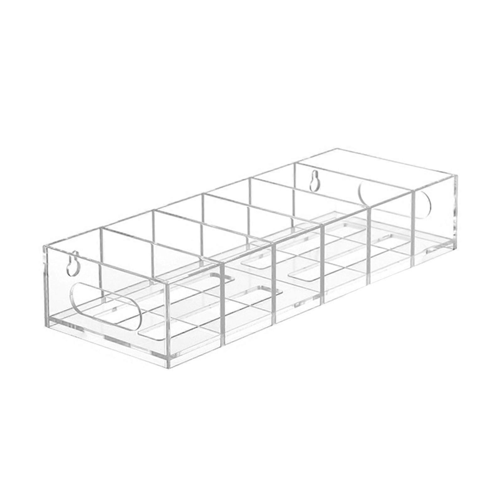 Elegant Designs Single Pack Multipurpose Acrylics Dish Portable Accessory for Serving Snacks and Fruits Daily Use Items