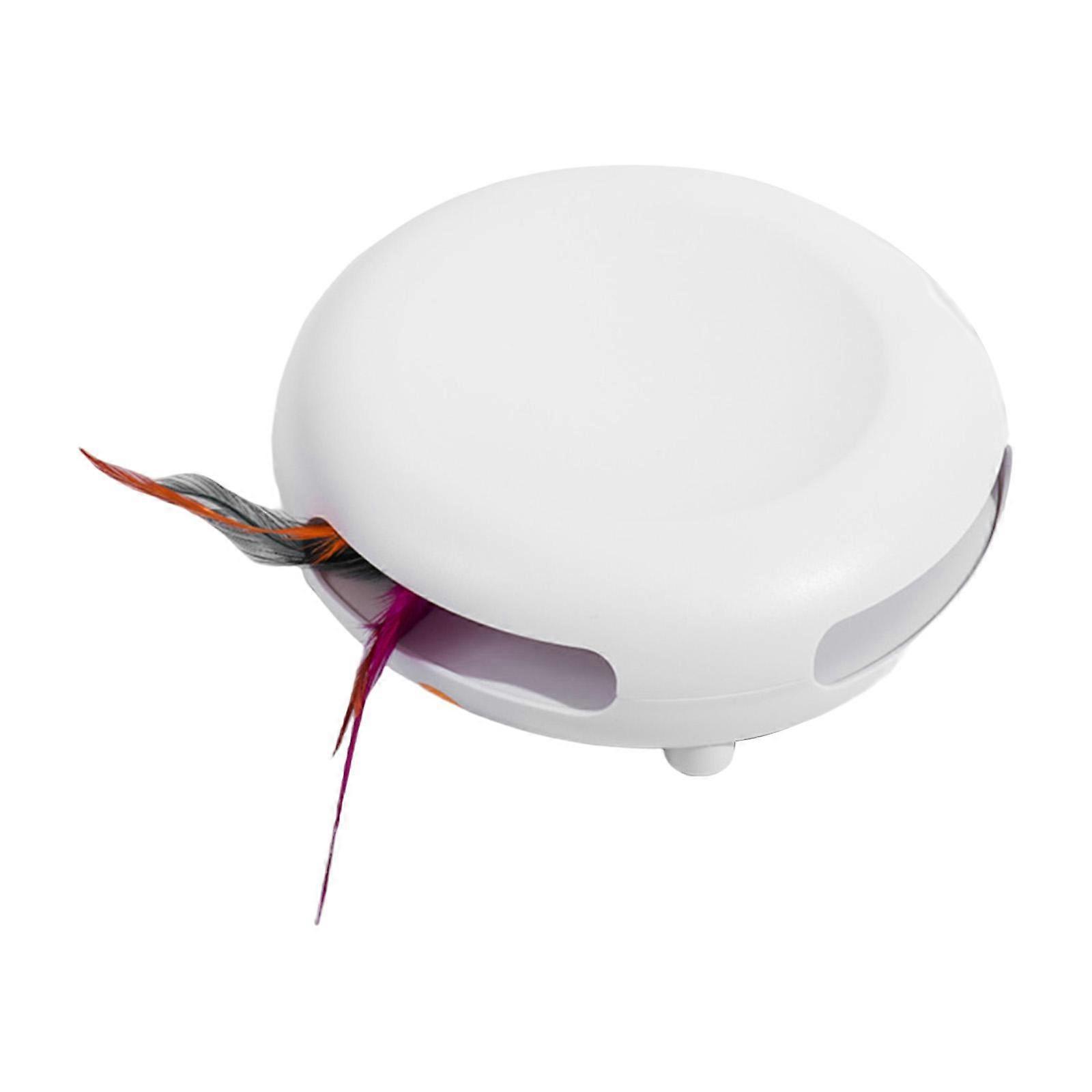 Electric Cat Toy Teaser Toy Rotating Feather Funny Cat Toy Game Kitten Toys for