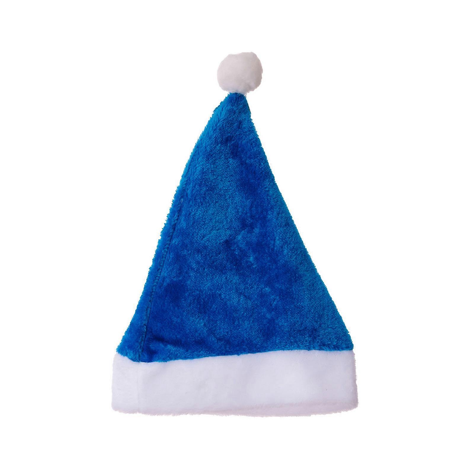 クリスマスサンタハットクリエイティブブルーサンタキャップパーティーコスプレオーナメントホームフェスティバルパーティーコスプレ小道具ギフト