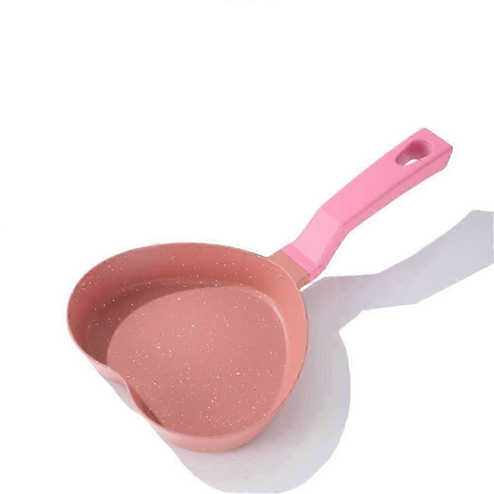 1-Piece Non-Stick Heart-Shaped Egg Pan, Granite-Coated Mini Skillet