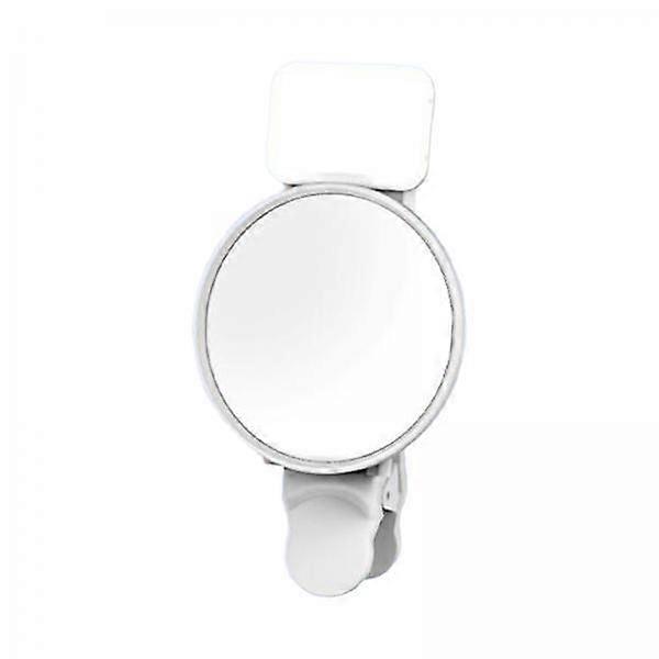 2x Selfie Reflector Mirror,Phone Fill Light Mirror,Simple LED Selfie Lamp Phone