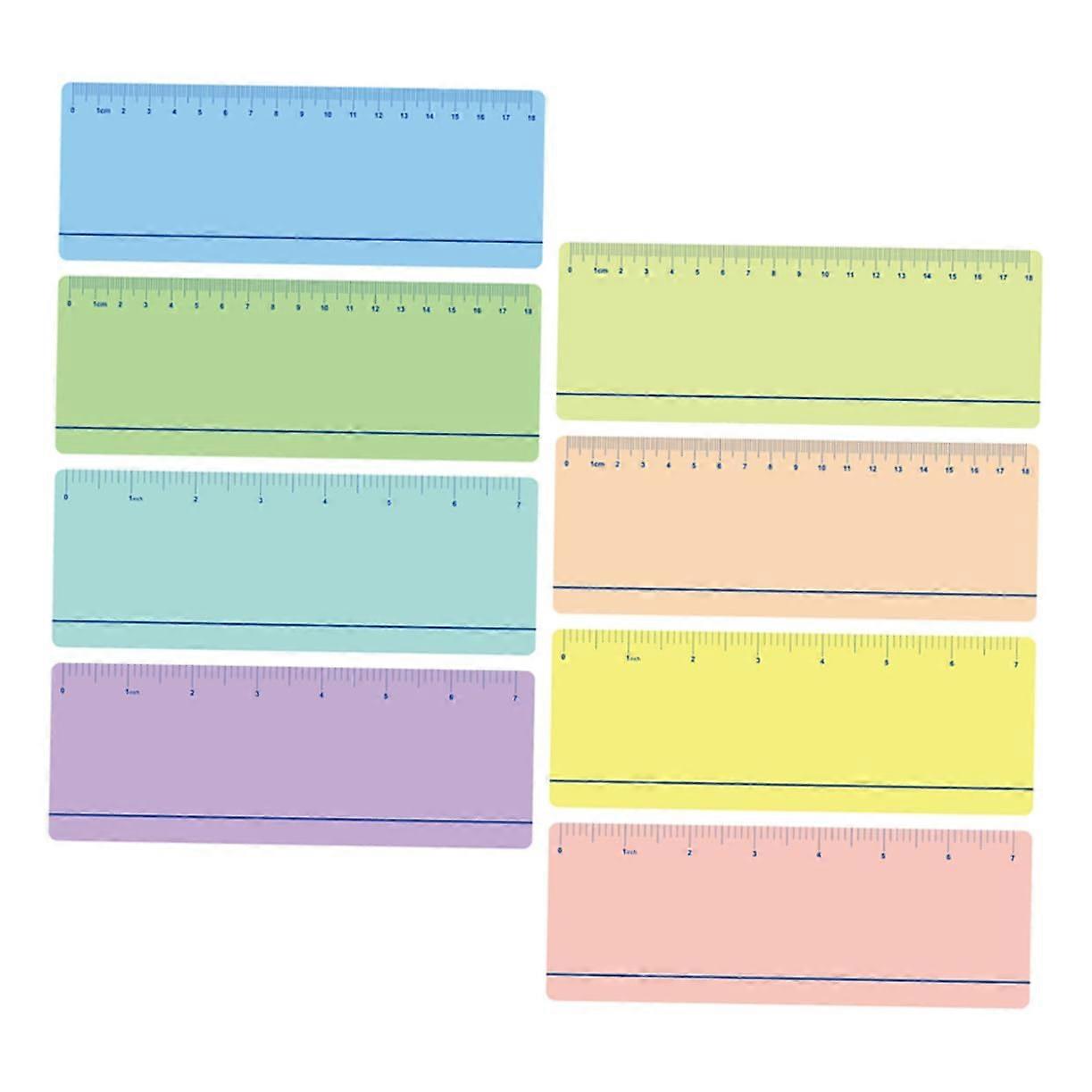 8-Piece Reading Ruler Set for Boys and Girls, Dyslexia Reading Aids, Guided Line Readers for School Use