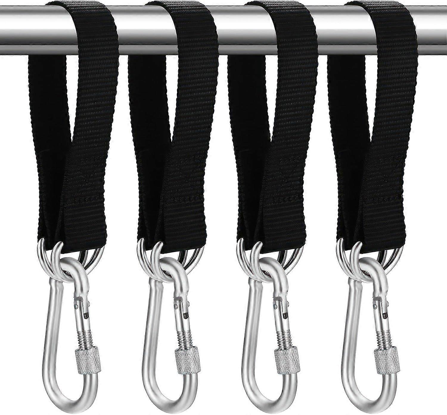 4 Sets Tree Swing Straps Hanging Kit Straps,Heavy Duty Hammock Straps, Adjustable Swing Hanging Straps