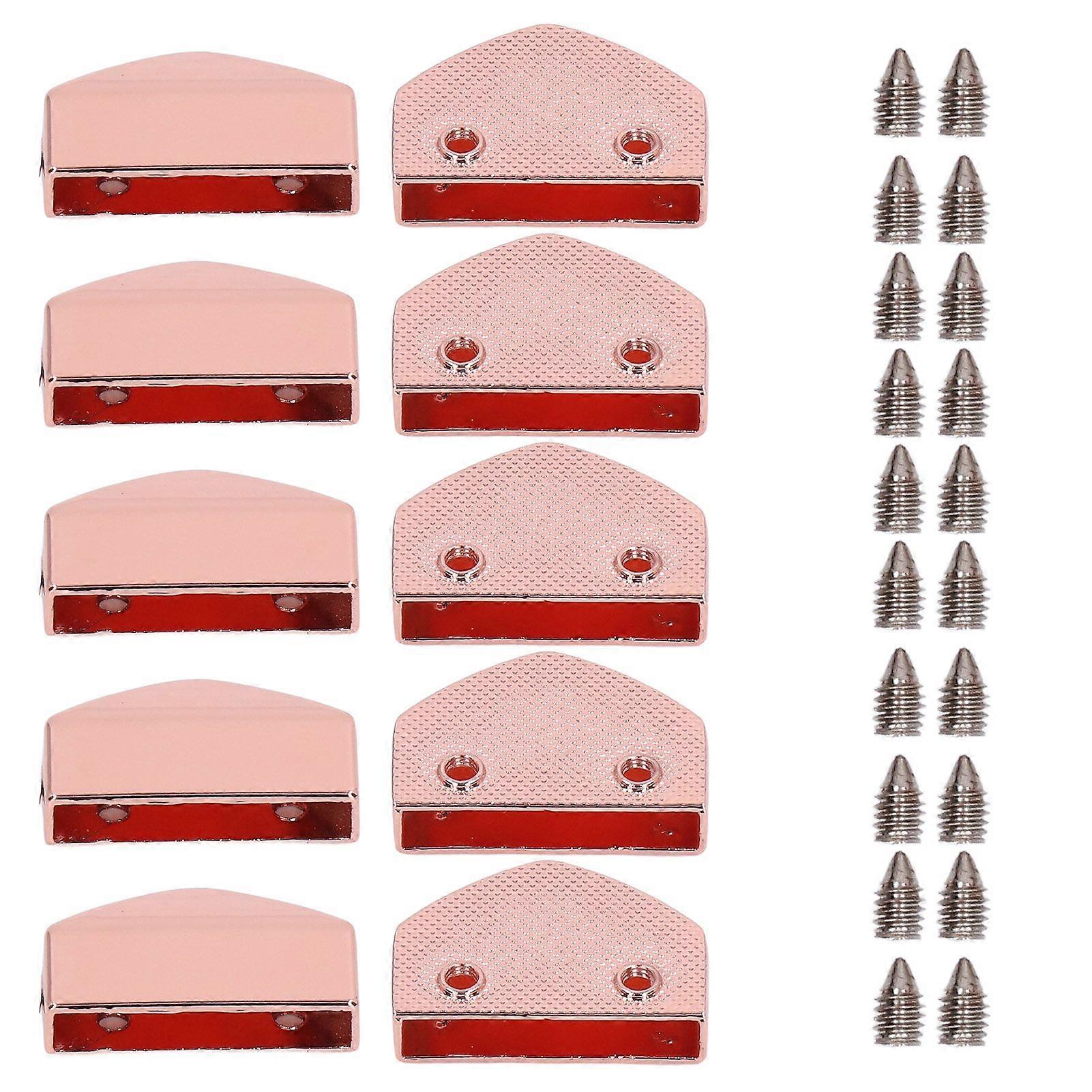 2025 Latest Model  10sets Zipper Stopper Glossy Appearance Convenient